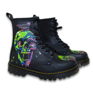 Neon Toxic Skull